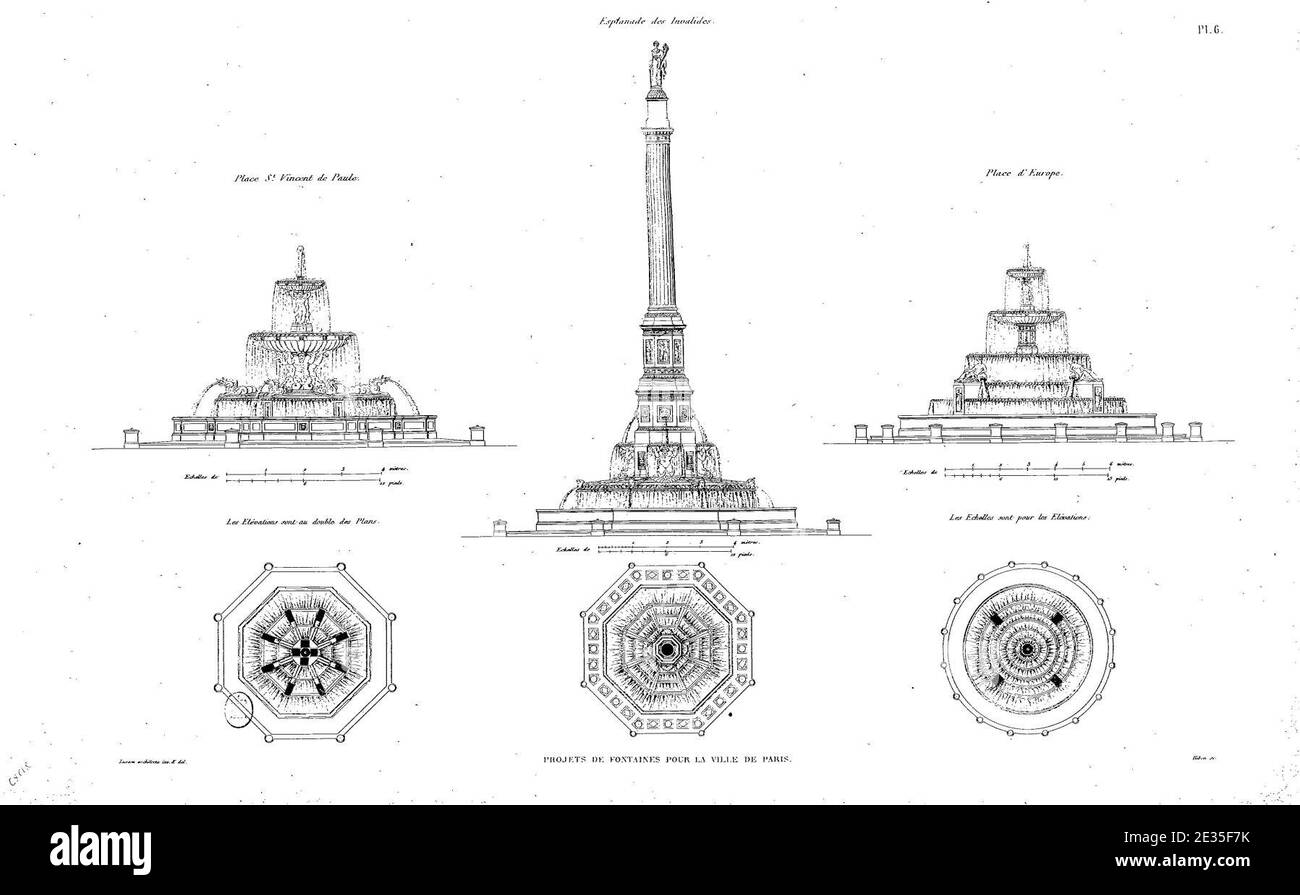 Projets D'architecture Pour Les Embellissements De Paris. 5e