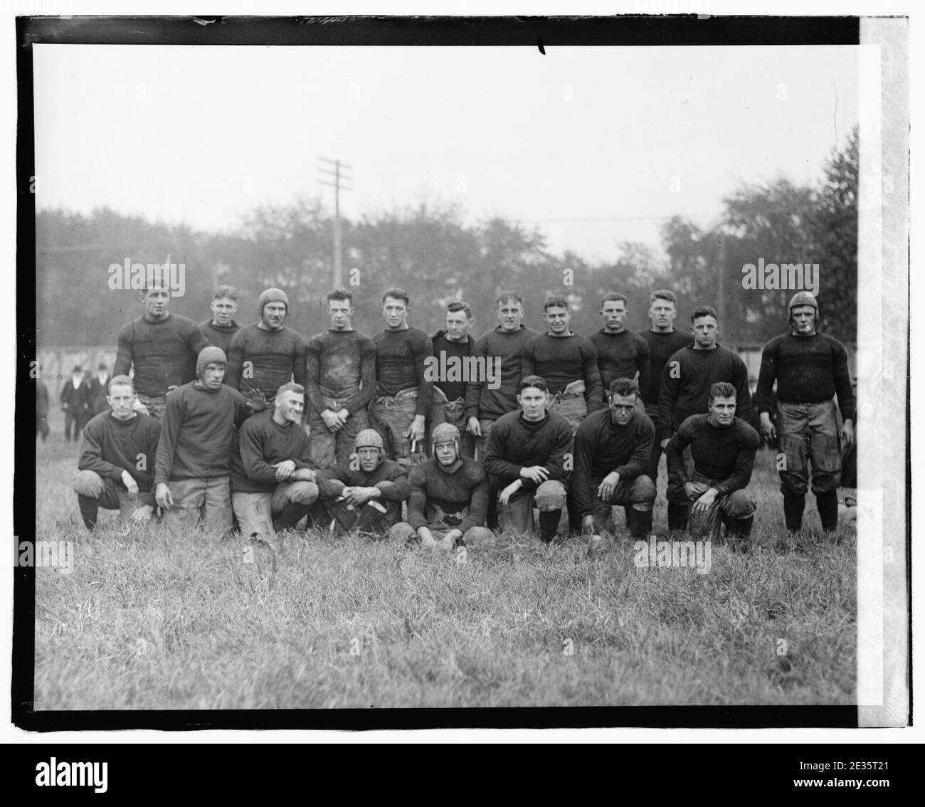 MA State football team, 1919 Stock Photo Alamy