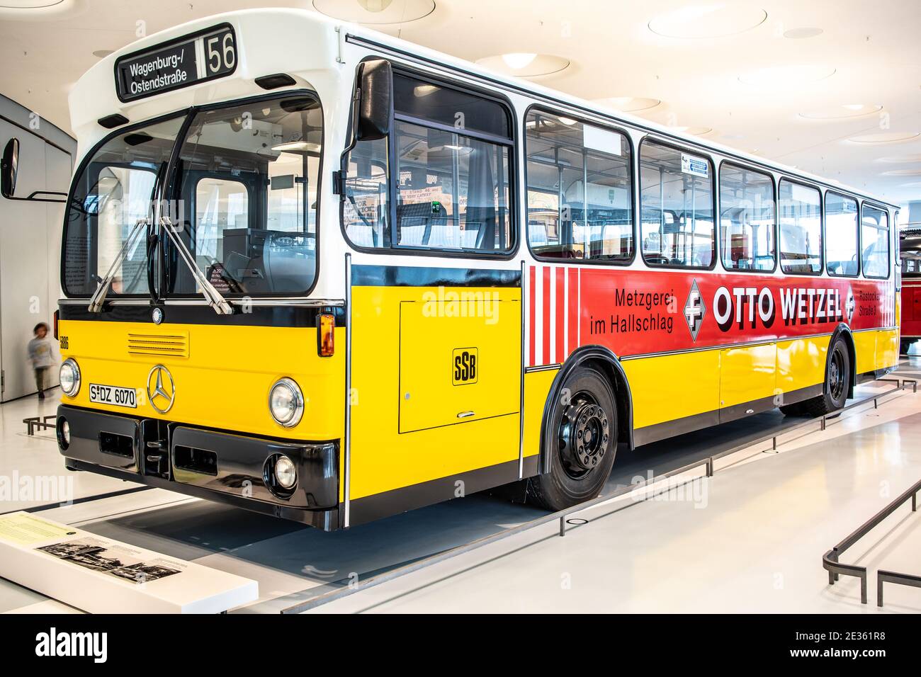 Stuttgart Germany 2019 1980 Mercedes Benz 0305 Standard Regular Service Bus In The Mercedes Benz Museum Stock Photo Alamy