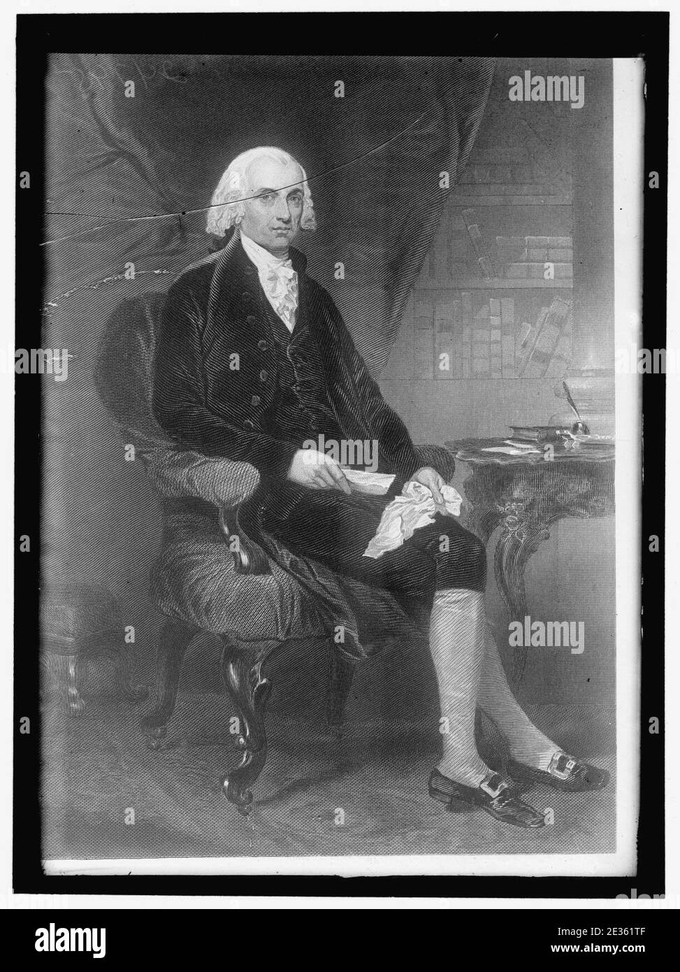 MADISON, JAMES, PRESIDENT OF THE UNITED STATES Stock Photo Alamy