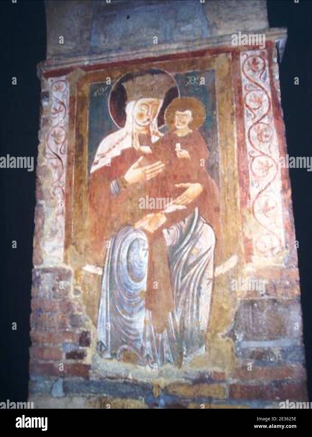 Madonna Bambino-Gentile da Rocca di Mezzo. Stock Photo