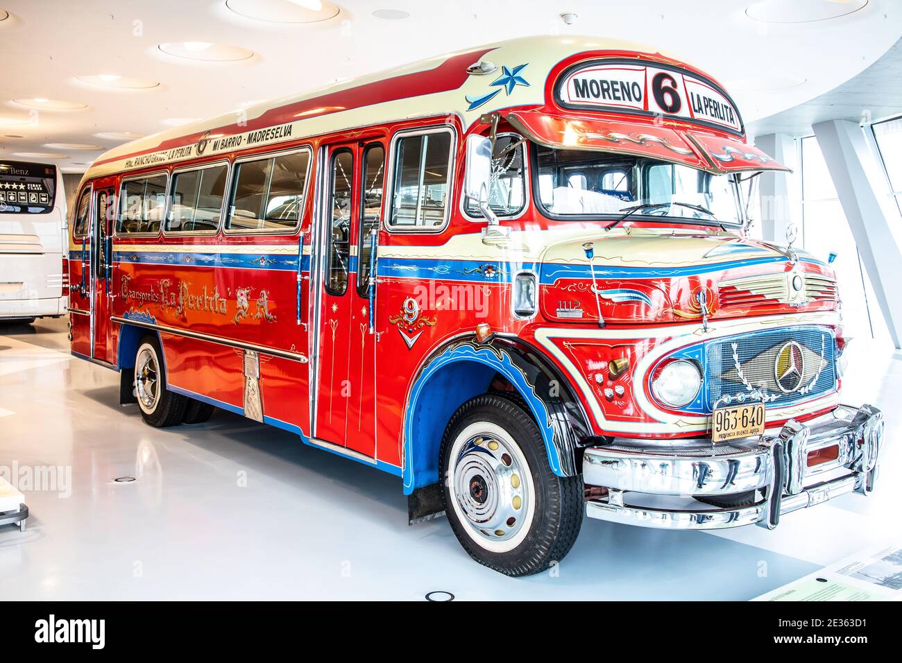 Bus vehicle CMA Cometa Scania K124 IB 2001 on display at Bus