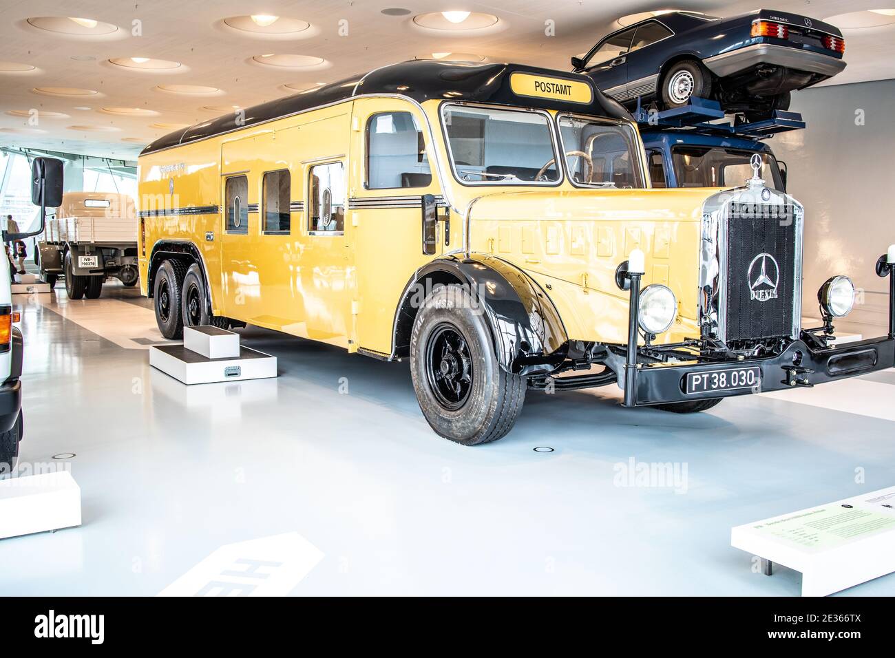 STUTTGART, GERMANY, 2019 1938 MercedesBenz O 10000 mobile post office