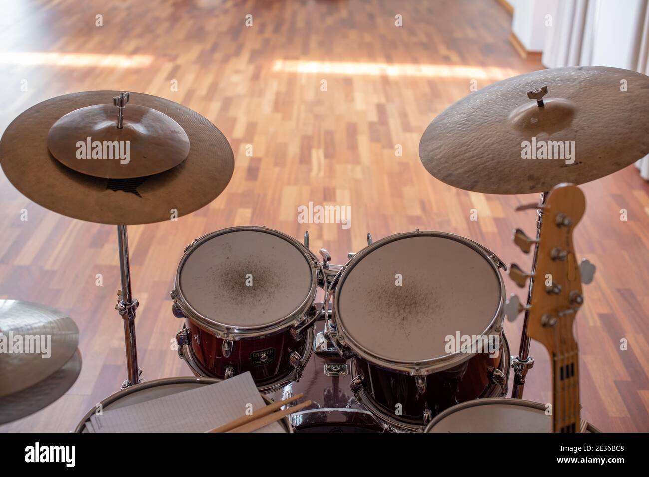 Drum Set From Behind