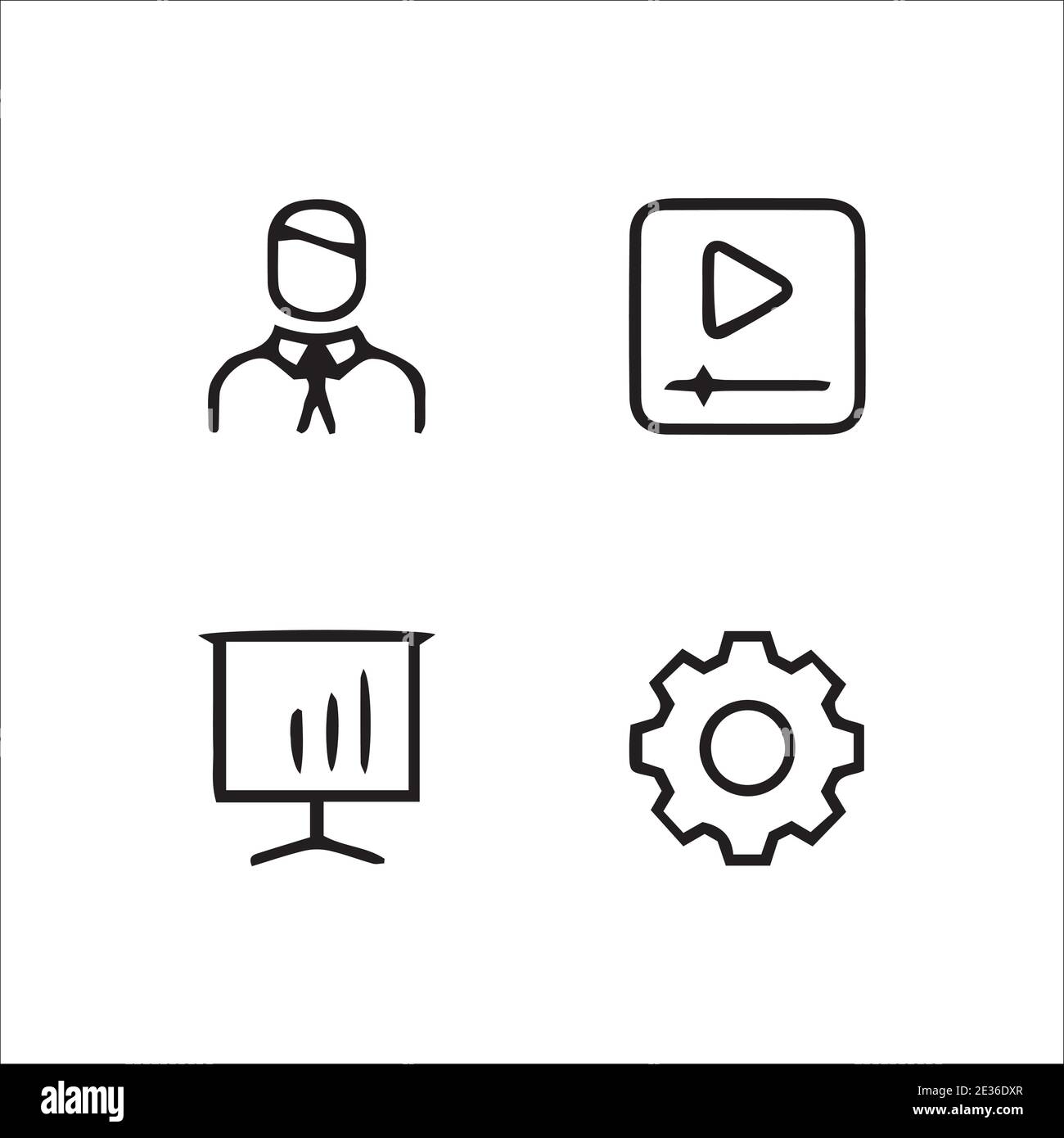 Social media icons set Stock Vector Image & Art - Alamy
