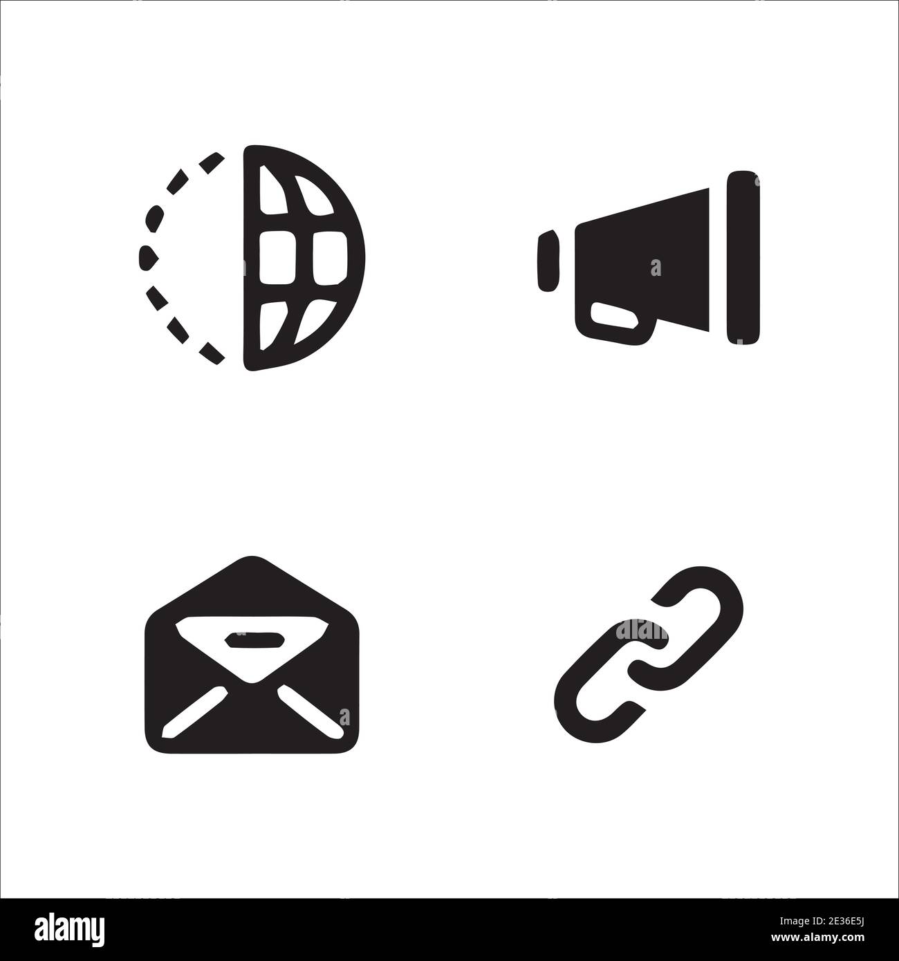 Social media icons set Stock Vector