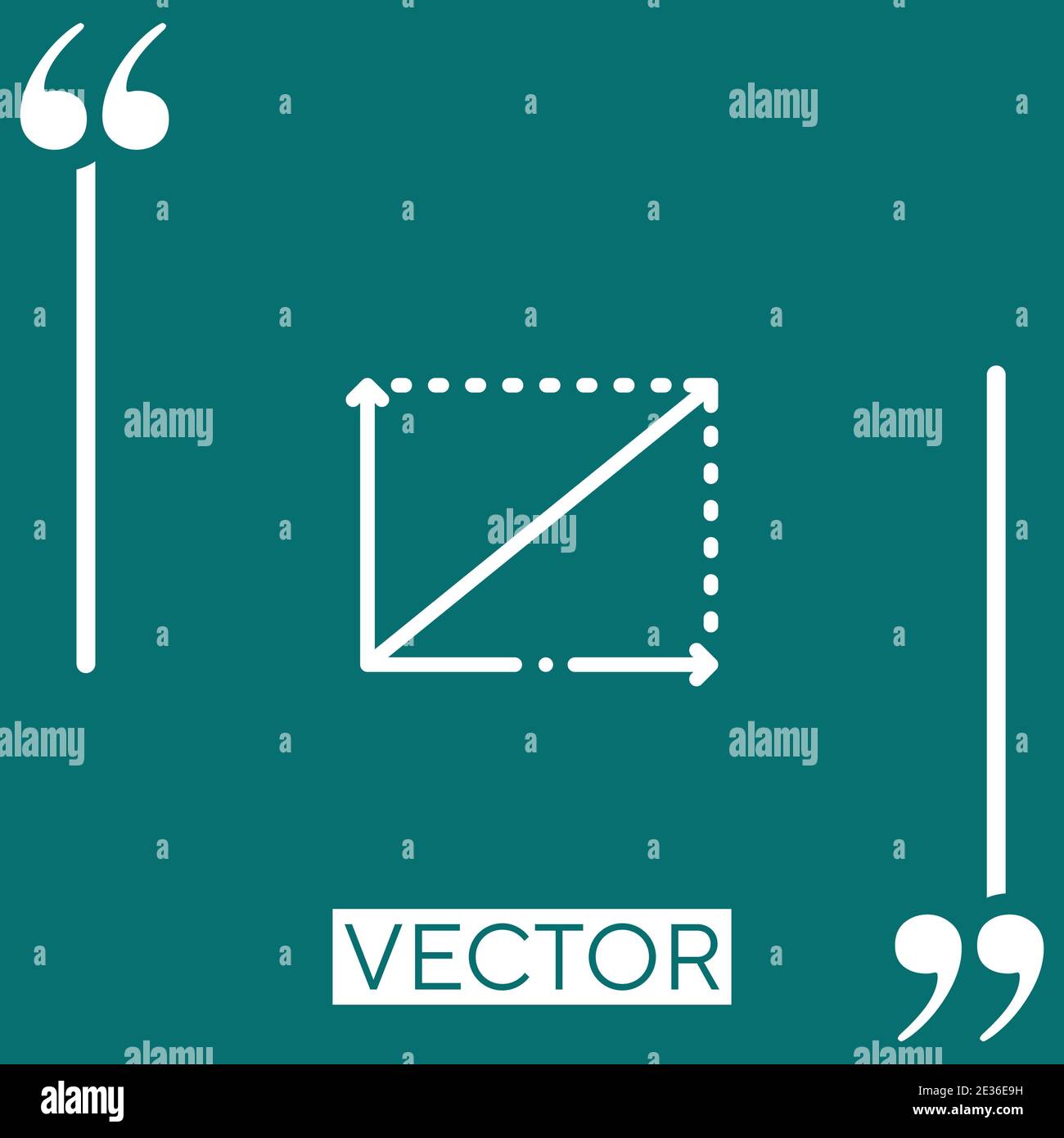 physics Linear icon. Editable stroke line Stock Vector