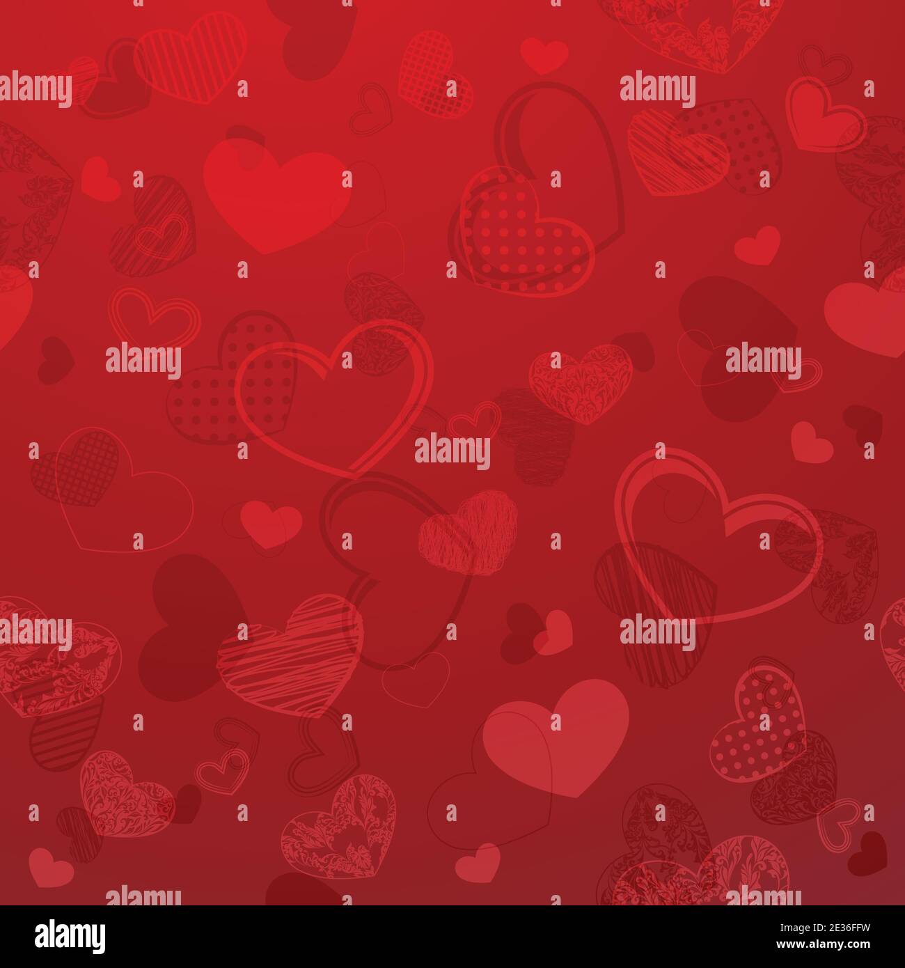 Hearts decoration wallpaper Stock Vector Image & Art - Alamy