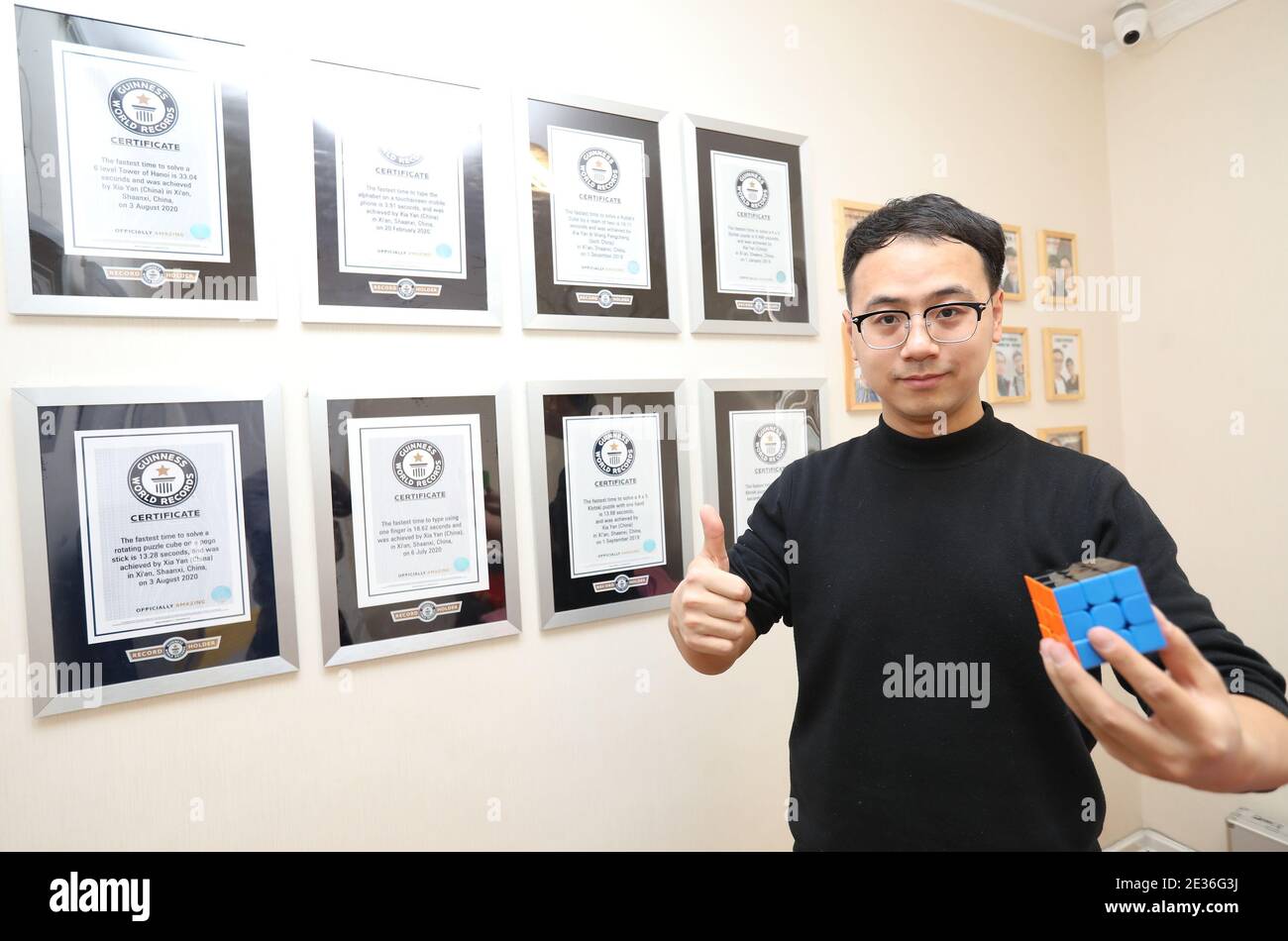 A 29 years old guy named Xia Yan who is known as "the fastest man in