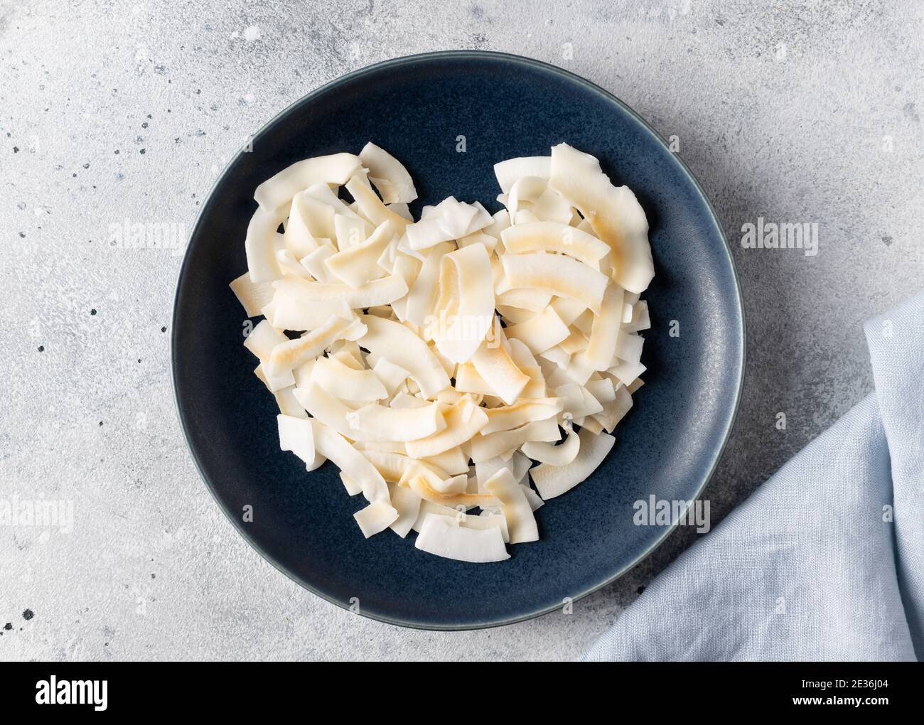heart made from coconut chips. vegan food concept Stock Photo Alamy