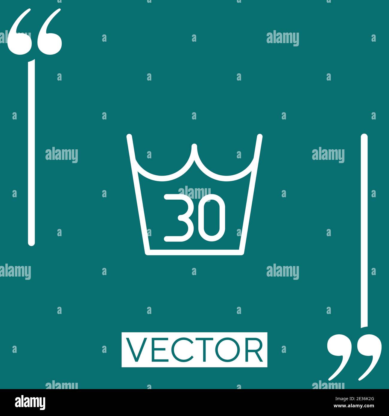 degrees vector icon Linear icon. Editable stroked line Stock Vector