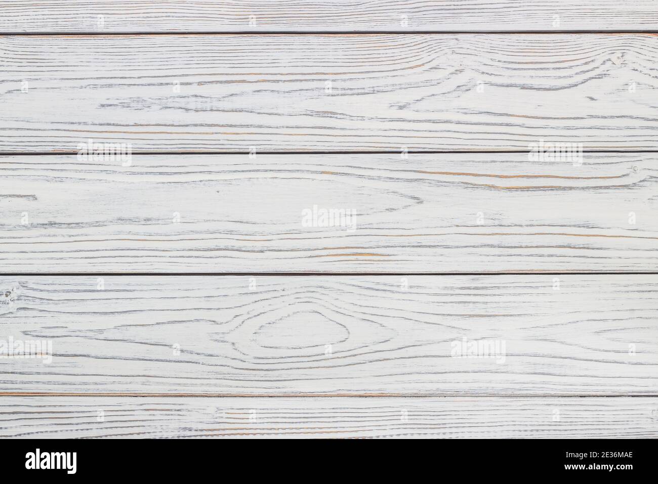 Old white wood table top as background Stock Photo