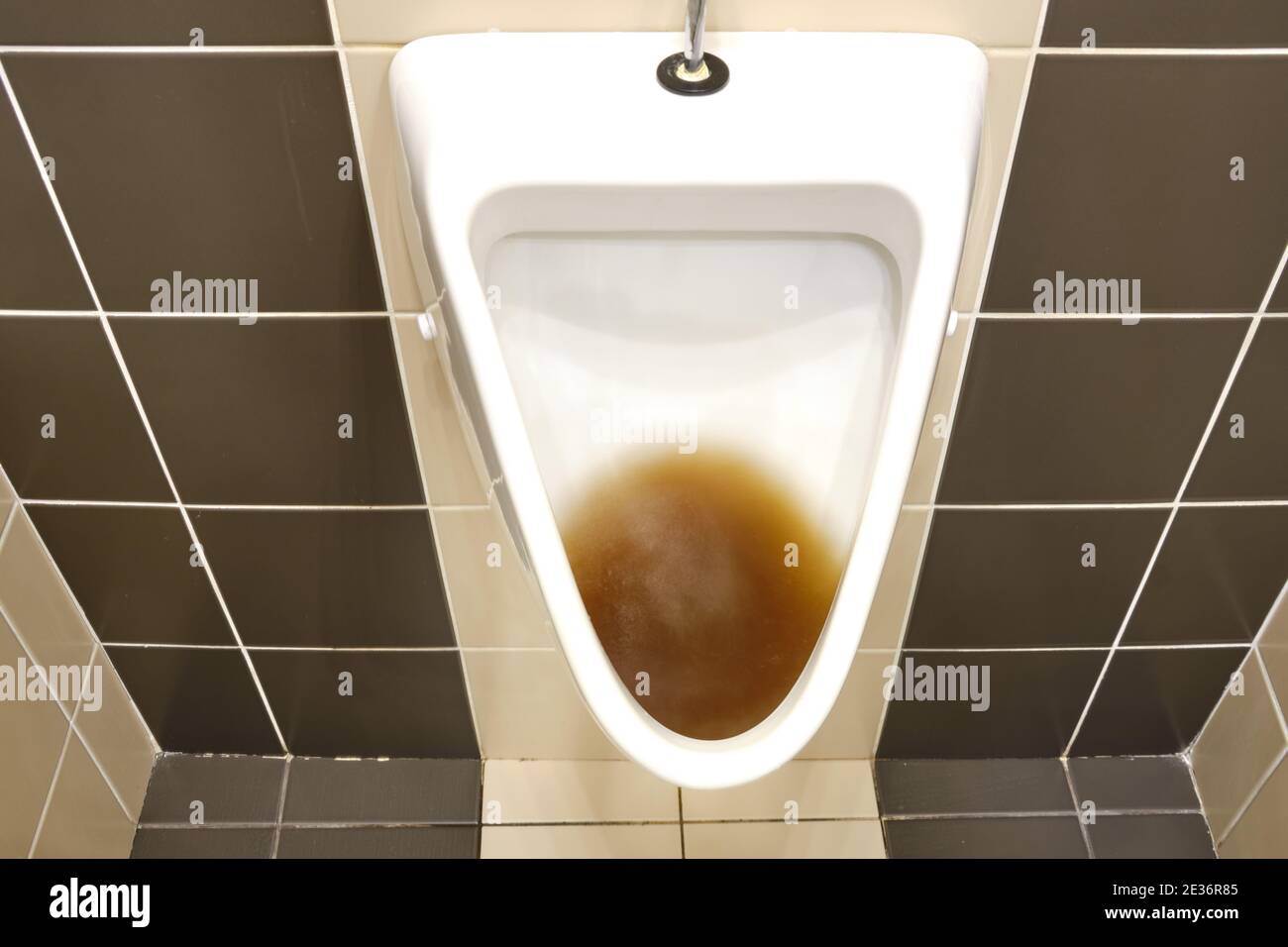 toilet blocked and full of water