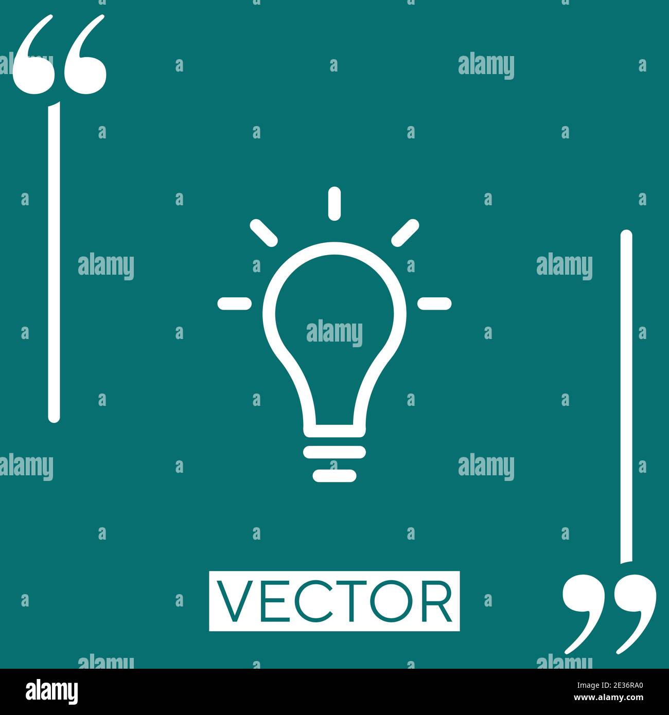 light bulb vector icon Stock Vector