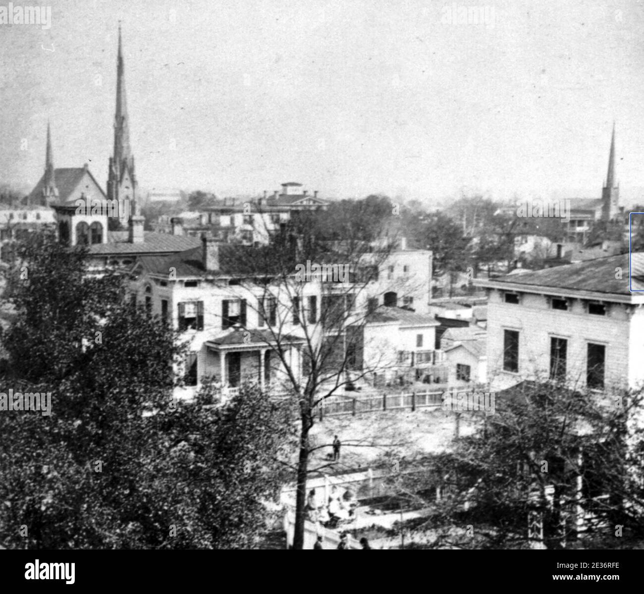 WILMINGTON MASSACRE North Carolina 10 November 1898. General view of the town about 1898. Stock Photo