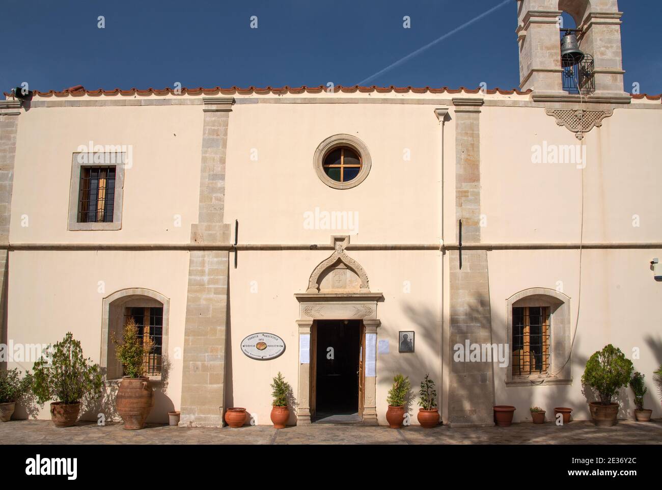 Kritsa, Crete, Greece, 18 October 2020. The church of Stavromenou in