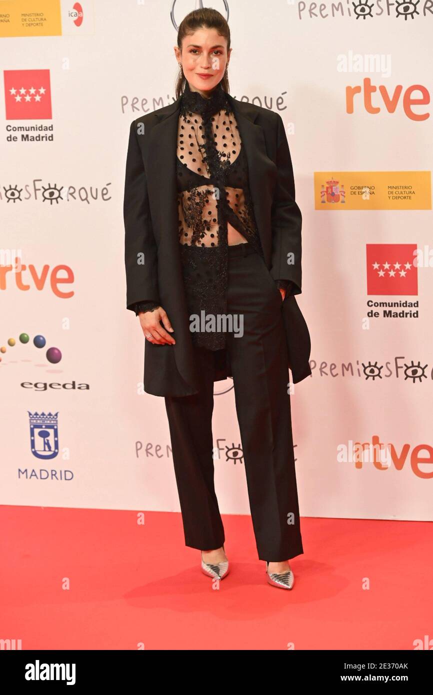 Madrid, Spain. 16th Jan, 2021. Actress Nerea Barros at photocall for