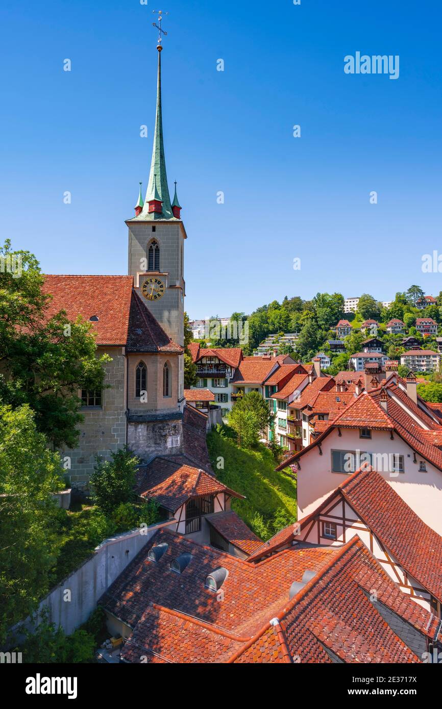 Bernese Old Town, Nydeggkirche, Nydegg district, Bern, Canton of Bern, Switzerland Stock Photo