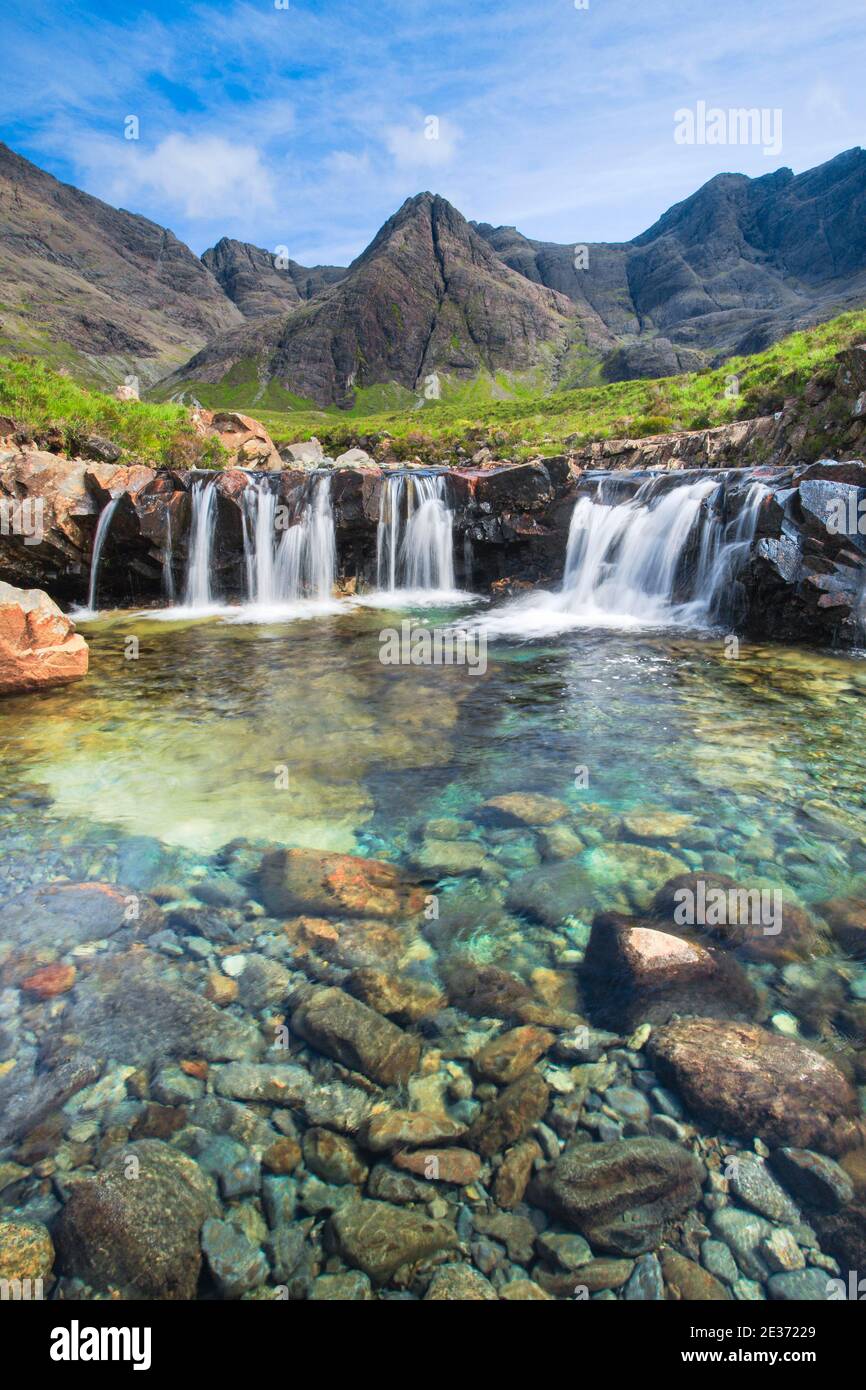 Fairy Pools, Isle of Skye, Scotland, United Kingdom Stock Photo Alamy