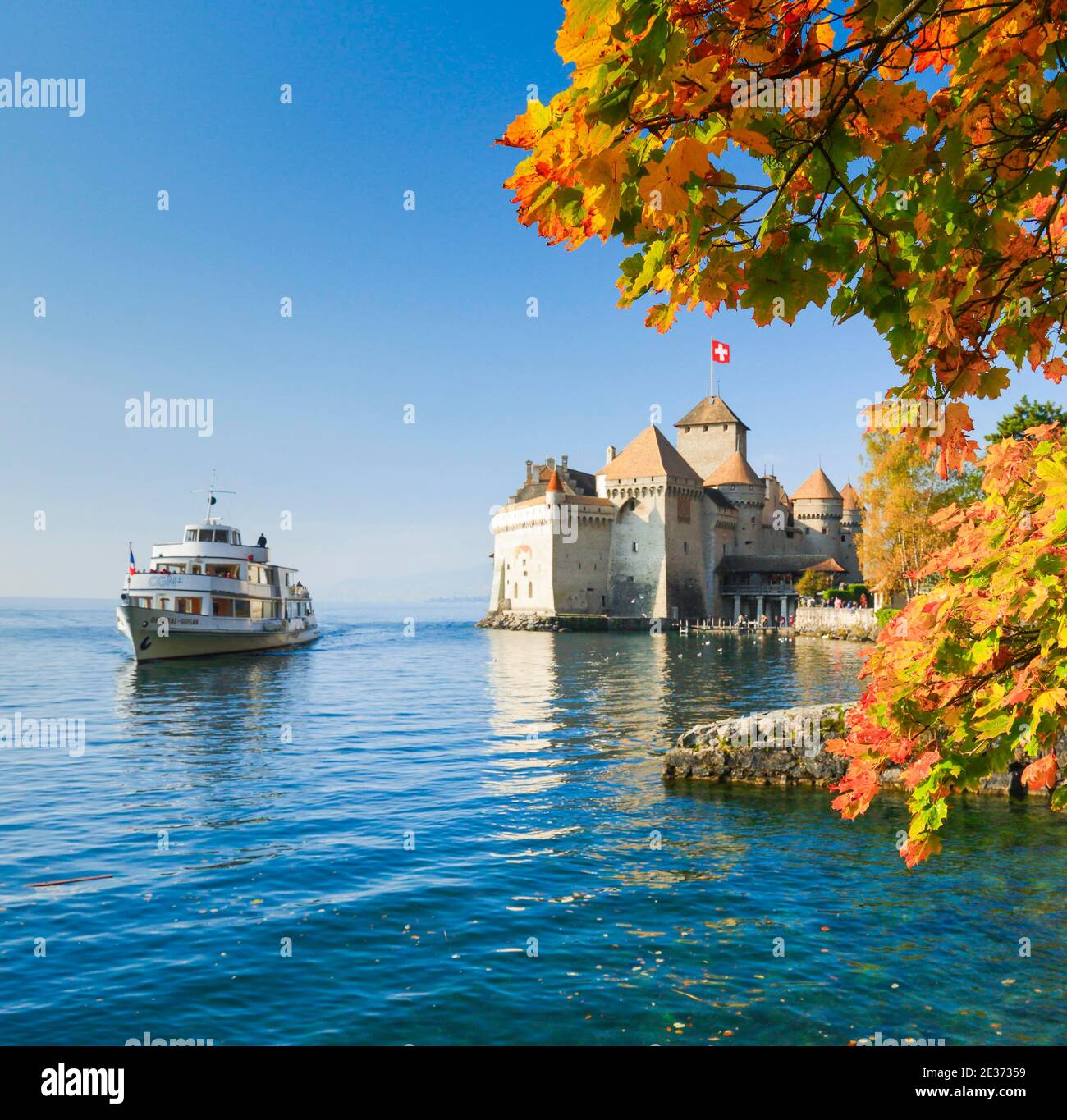 Chillon Castle, Switzerland Stock Photo
