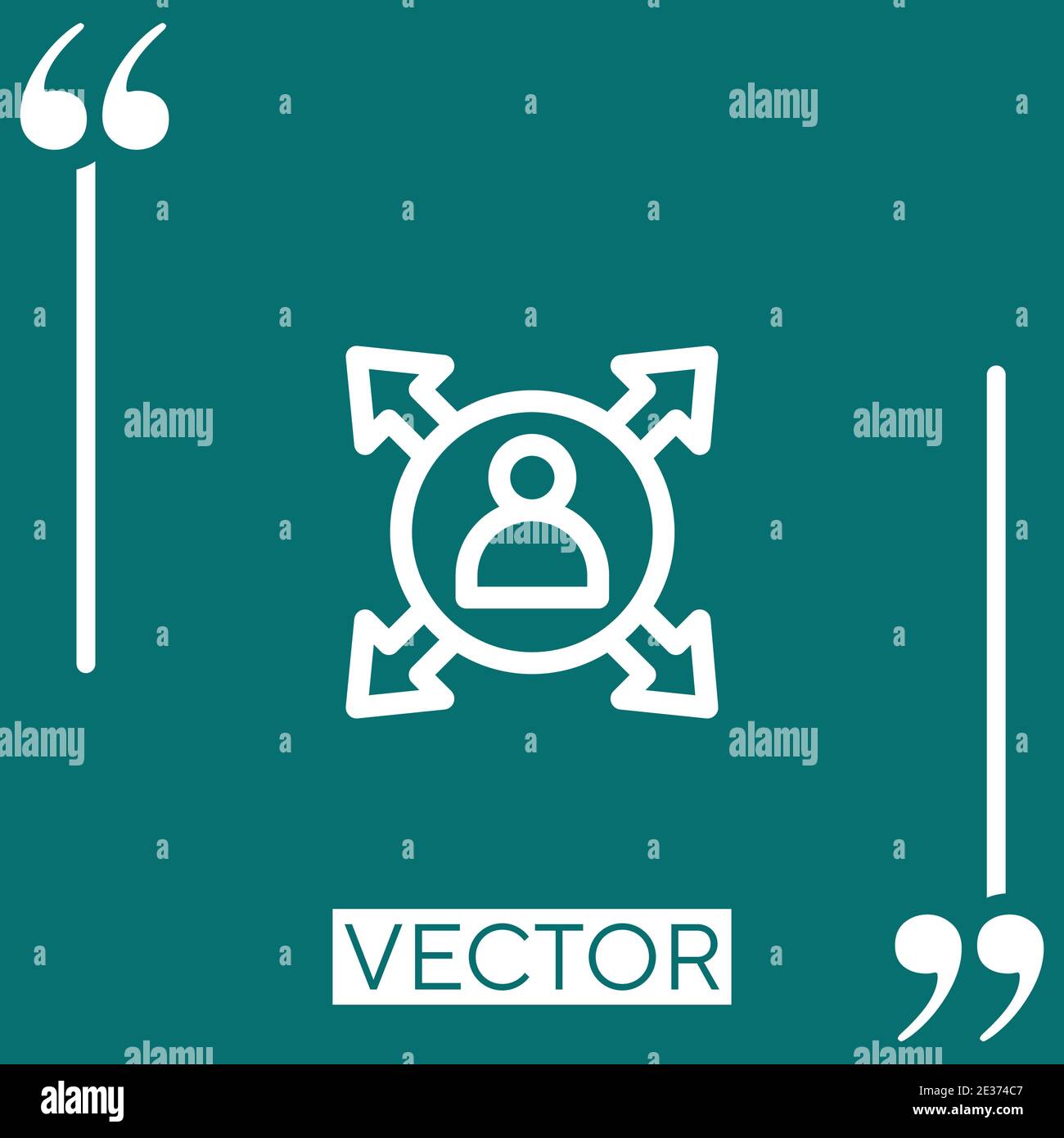 develop vector icon Linear icon. Editable stroke line Stock Vector