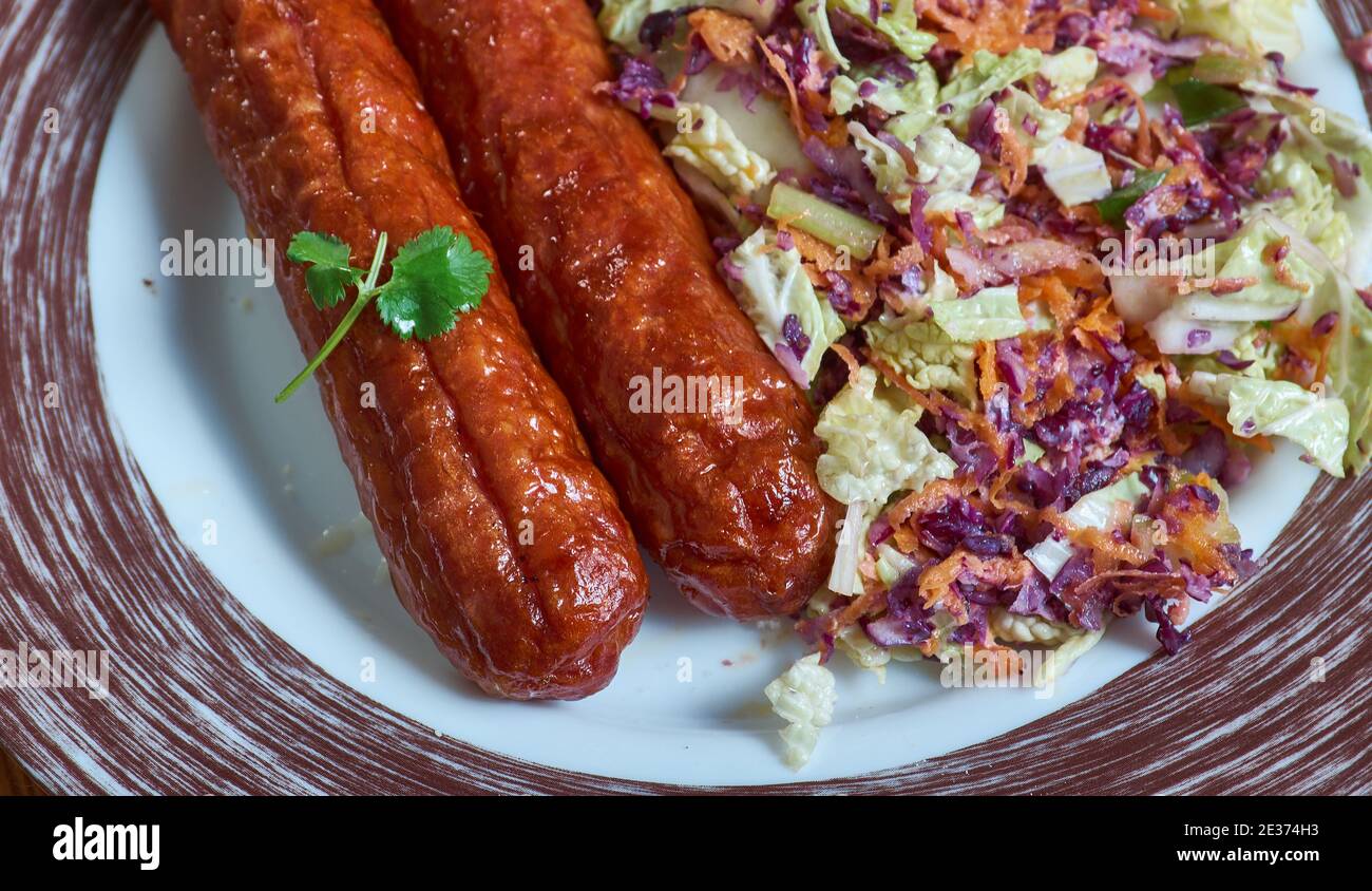 Snorkers sausage British English colloquialism for sausages. It may