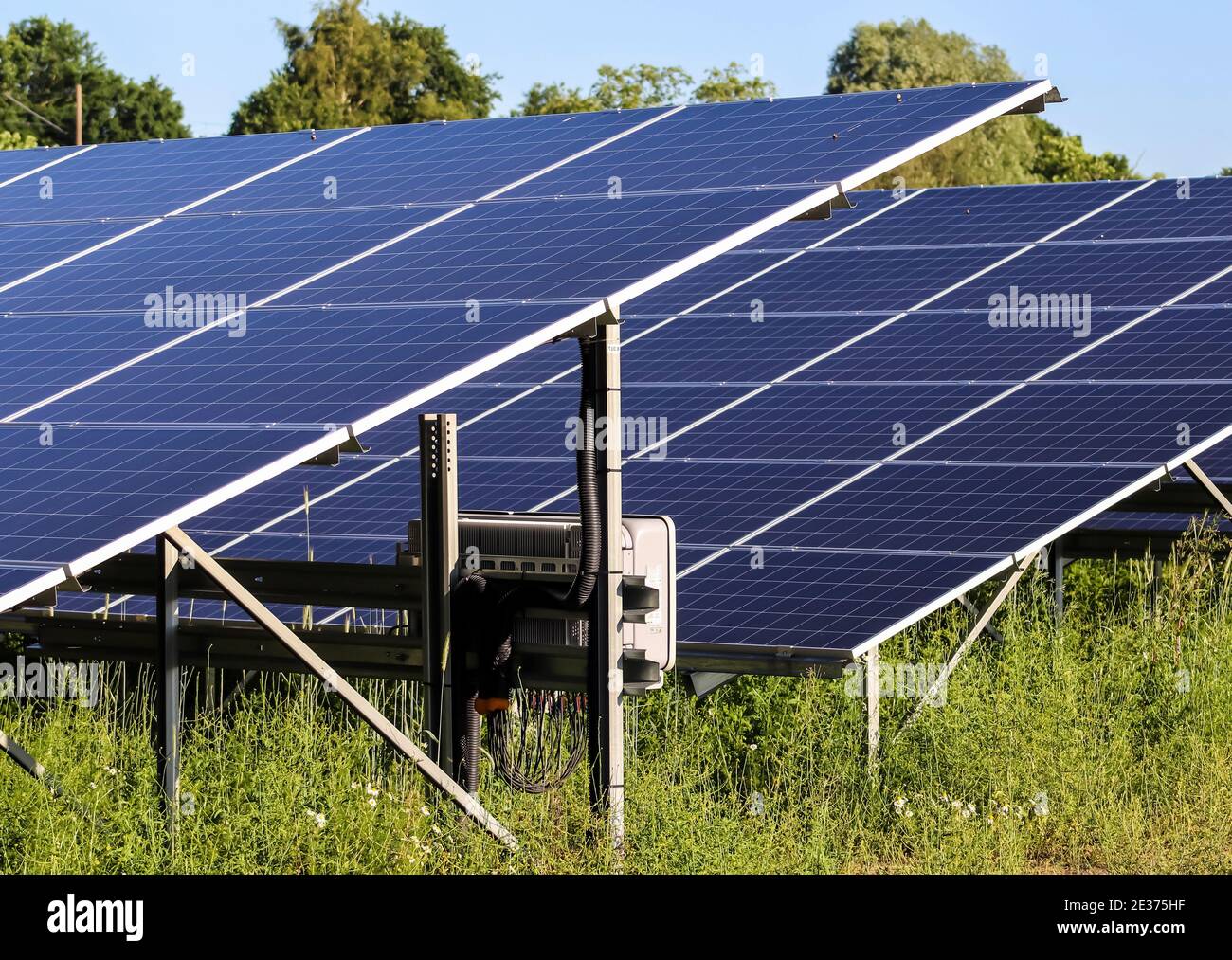 A Shot Of Solar Modules Generating Clean Energy In A Big Park In Northern Europe Stock Photo Alamy A Shot Of Solar Modules Generating Clean Energy In A Big Park In Northern Europe Stock Photo Alamy