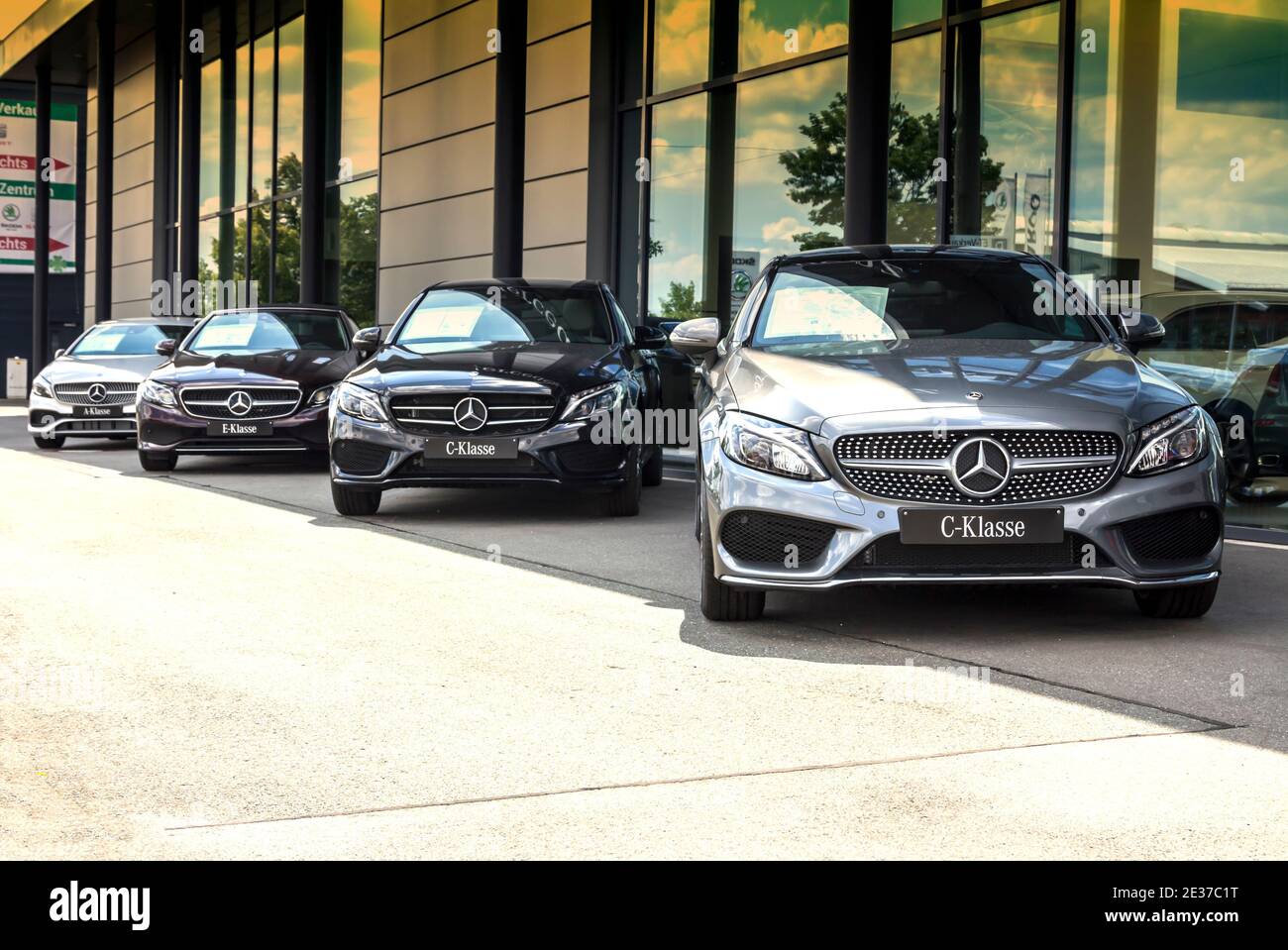 Nurnberg, Germany Official dealer of MercedesBenz. MercedesBenz is