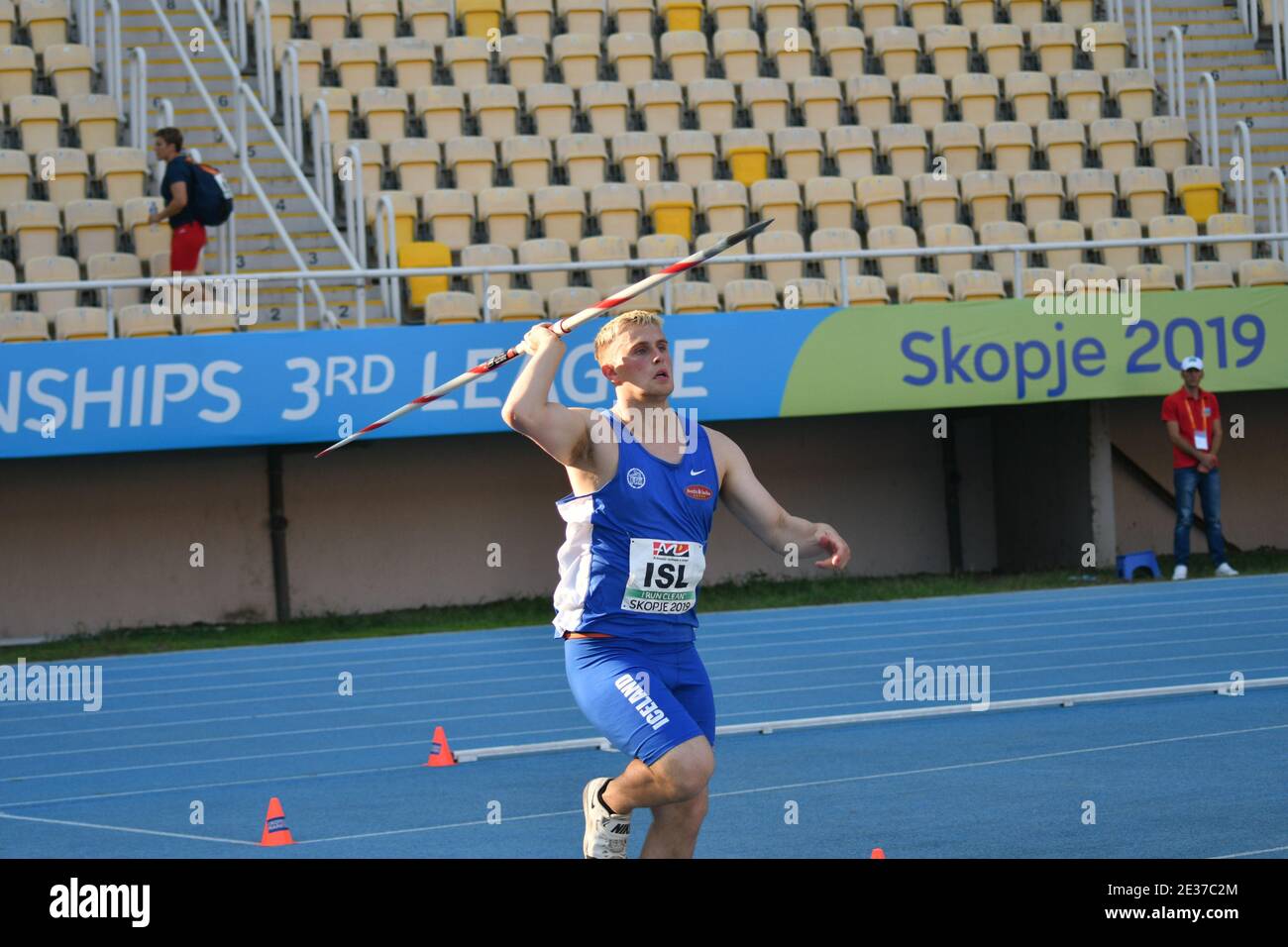 Skopje, Macedonia August, 1011, 2019 European Athletics Team