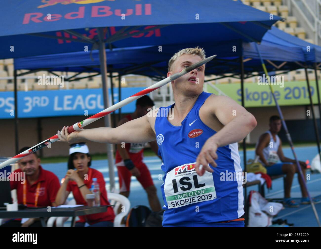 Skopje, Macedonia August, 1011, 2019 European Athletics Team