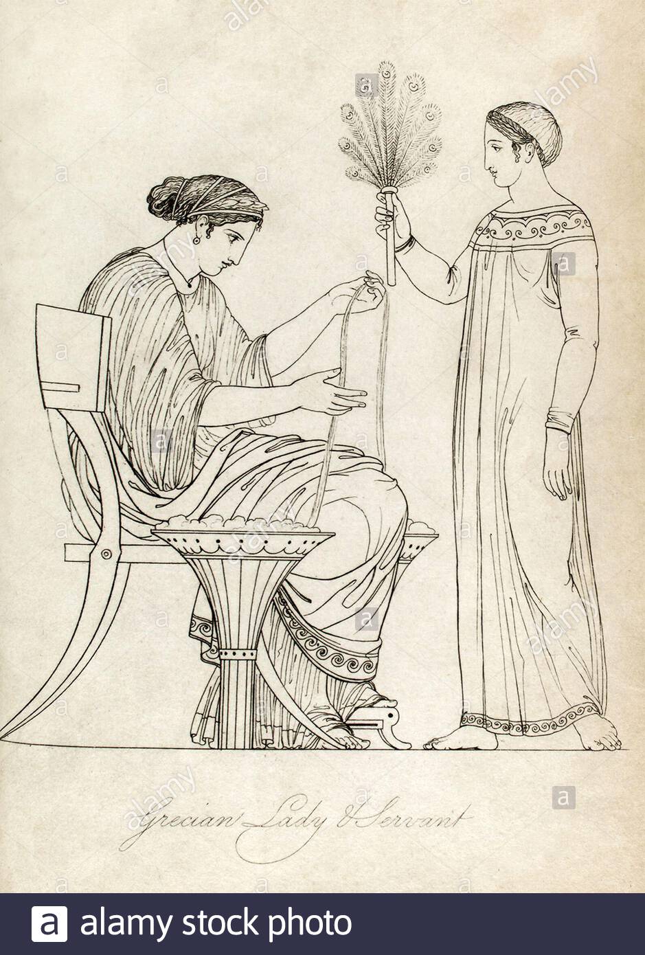 Lady servant hires stock photography and images Alamy