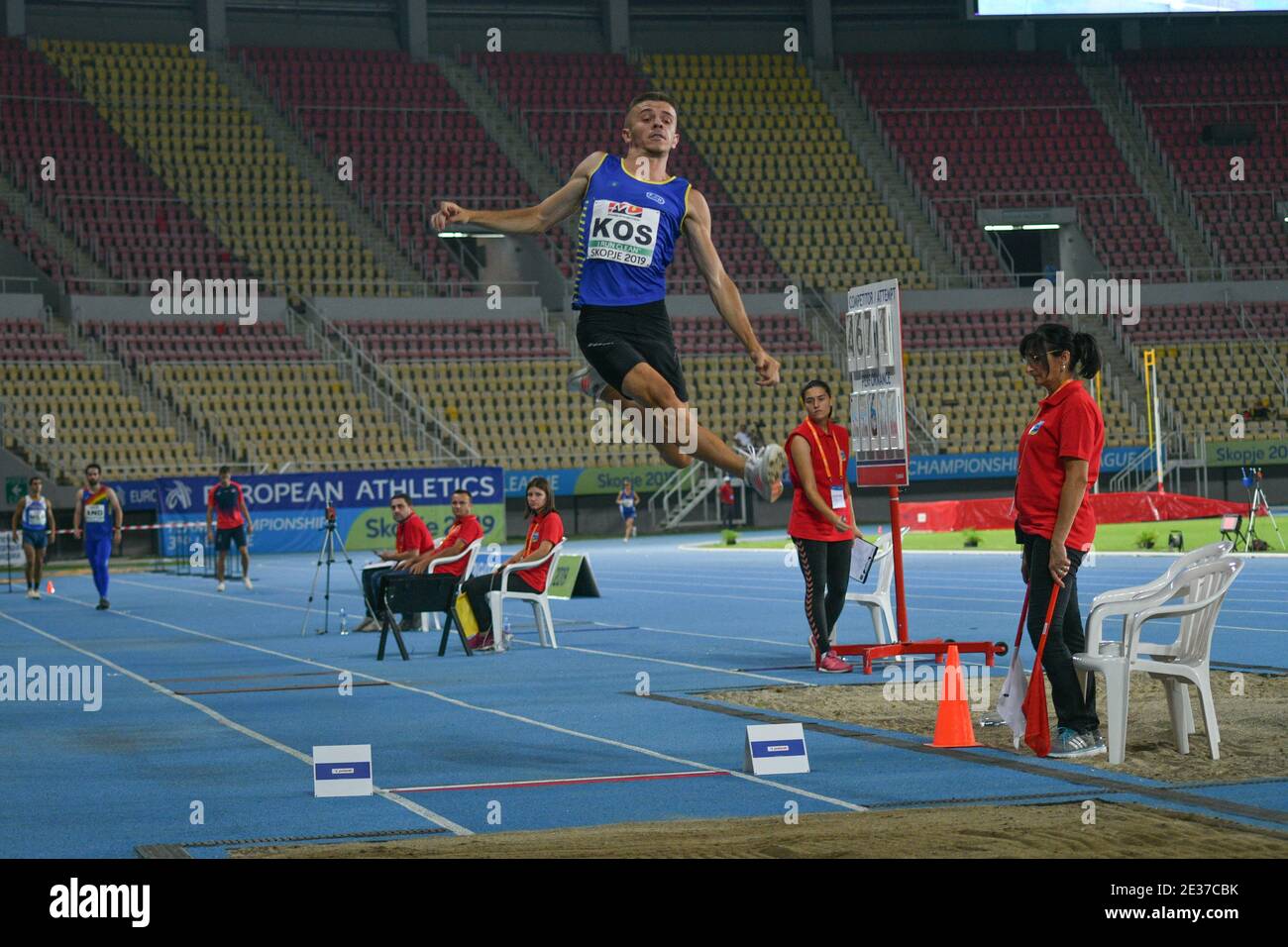Skopje, Macedonia - August, 10-11, 2019 European Athletics Team ...