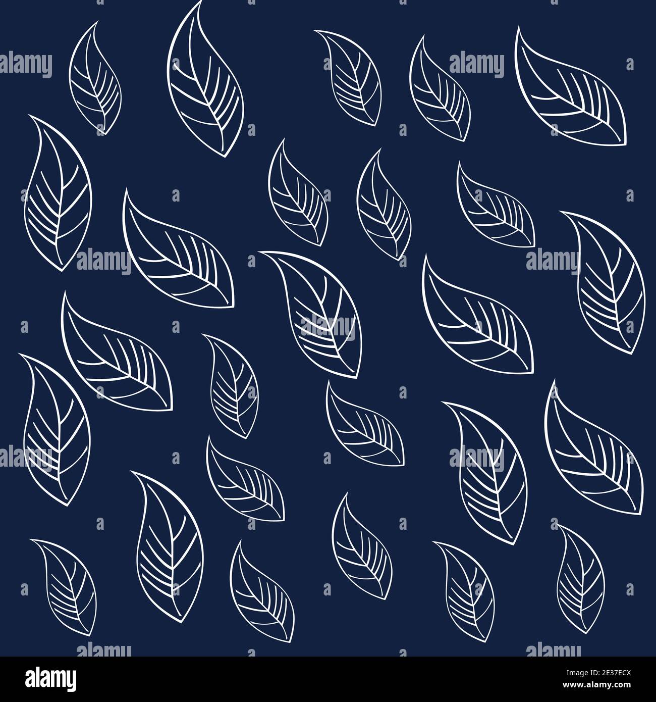 Beautiful leaf background pattern and texture design. Stock Vector