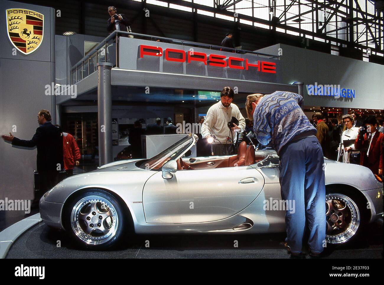 Porsche Boxster Concept car at the Geneva Motor Show 1993 Stock Photo