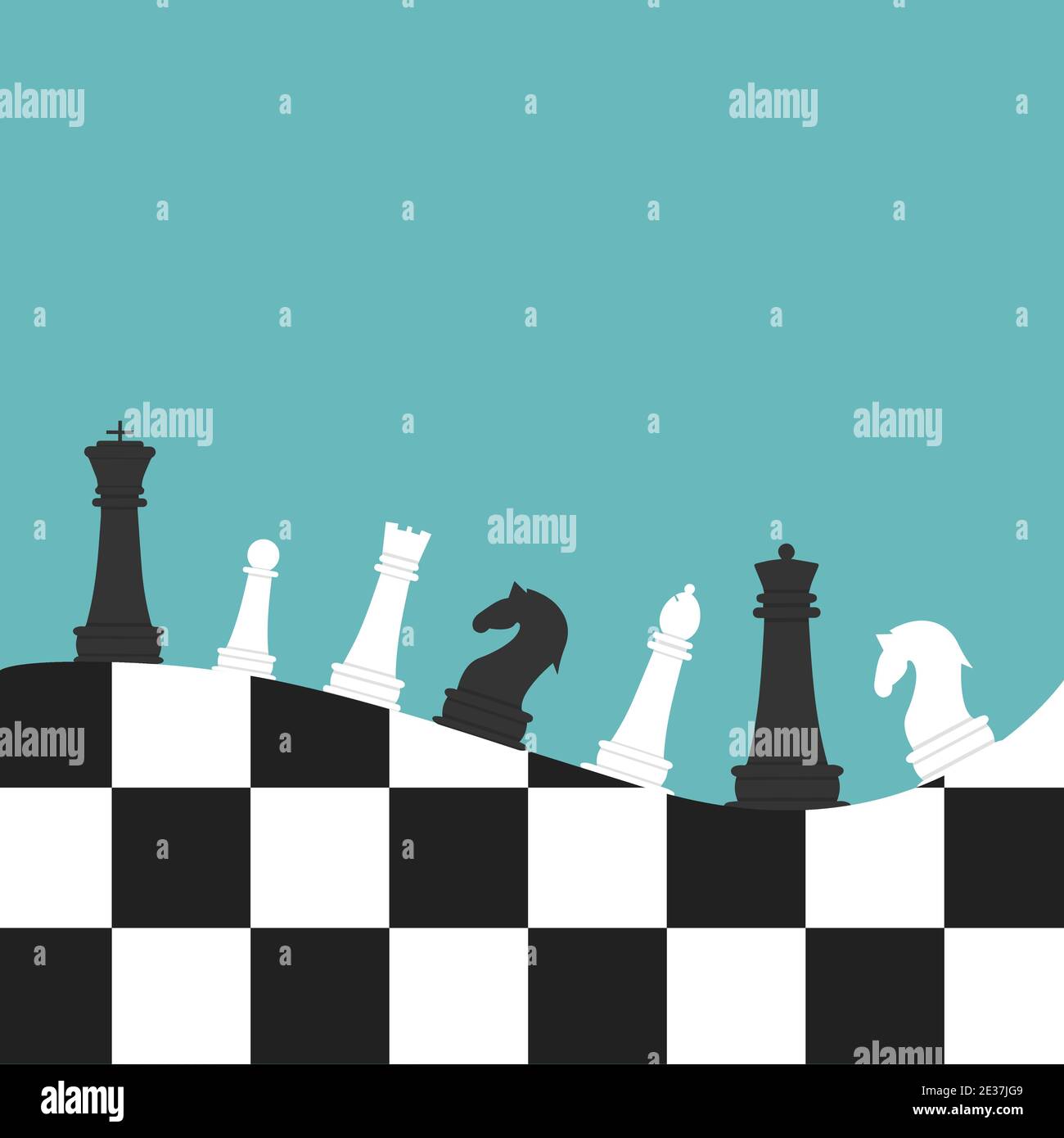 Concept. Chess Pawn on a Boxing Stock Illustration - Illustration of game,  arena: 24129087