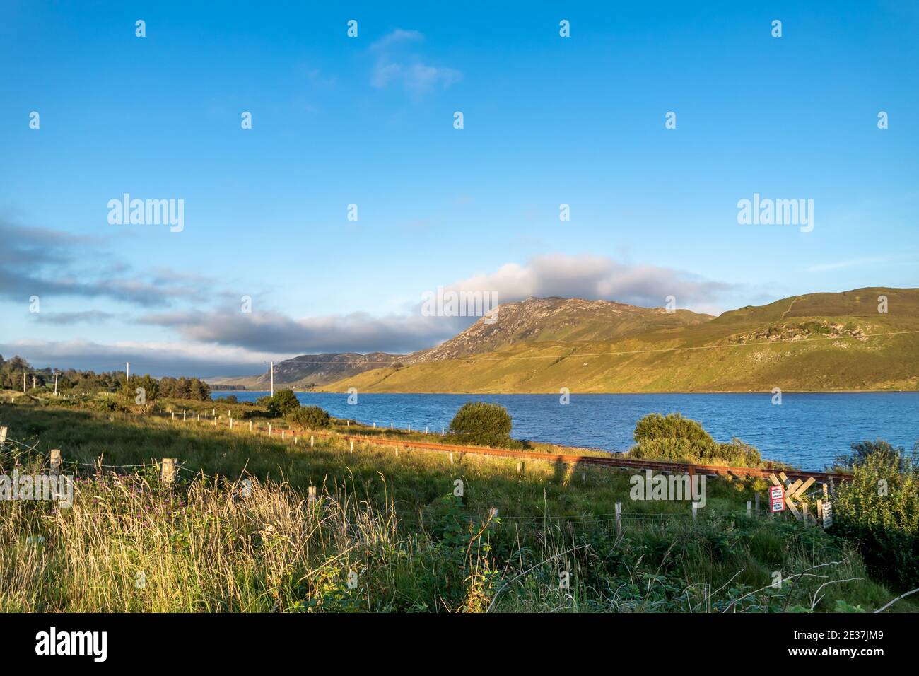 This is Lough Finn in Fintown in Donegal Ireland Stock Photo Alamy