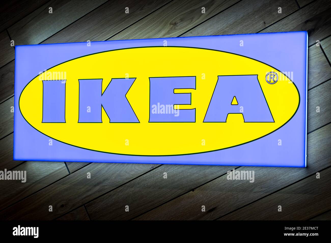 Tyumen Russia December 11 2021IKEA Logo Was Founded In Of Sweden In tyumen-russia-december-11-2021ikea-logo-was-founded-in-of-sweden-in