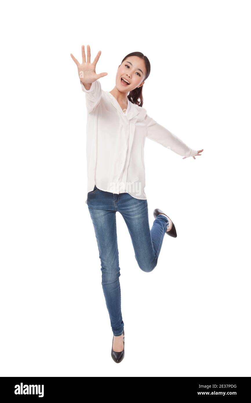 Hand extended white hi-res stock photography and images - Alamy