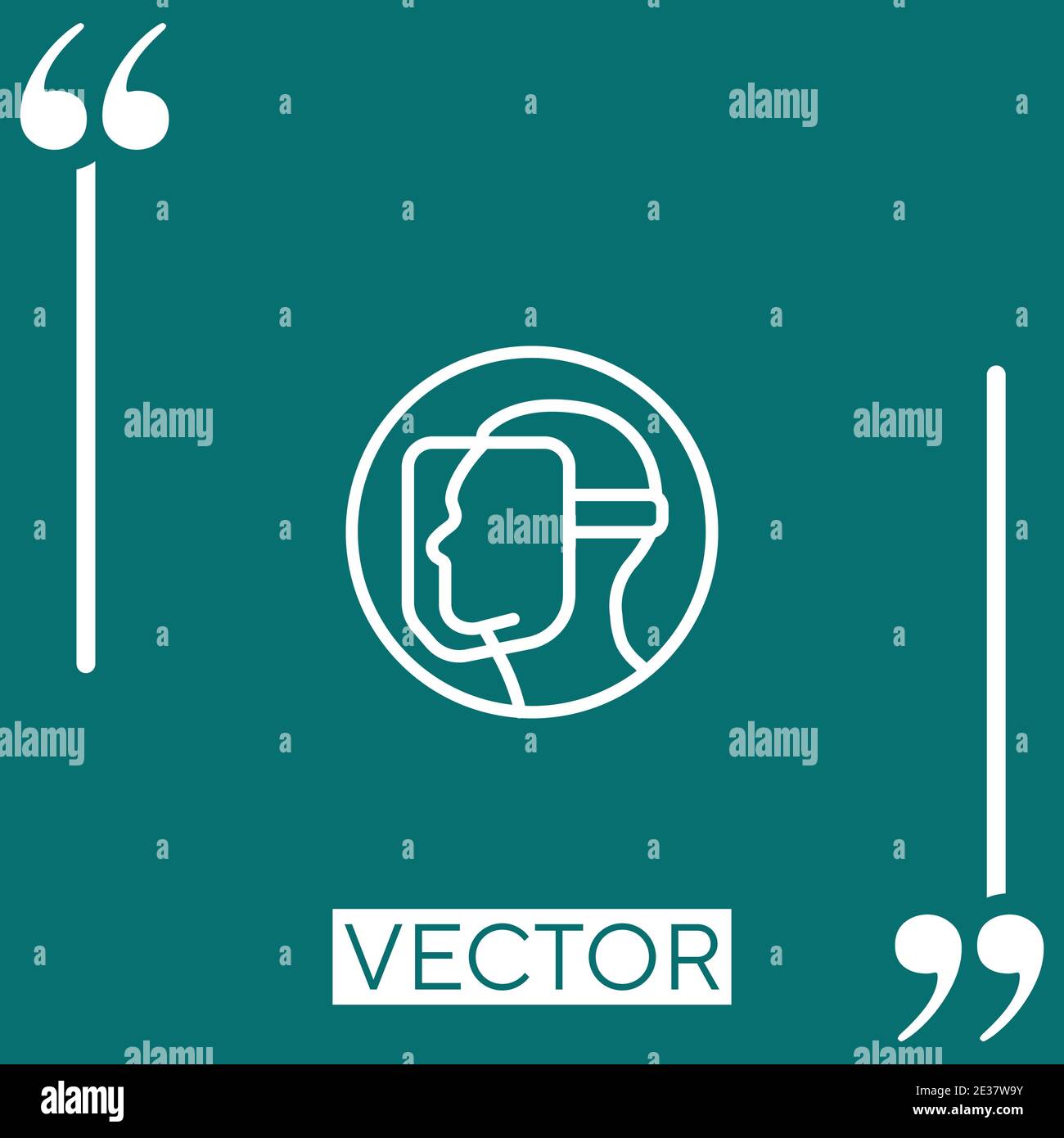 welding vector icon Linear icon. Editable stroke line Stock Vector