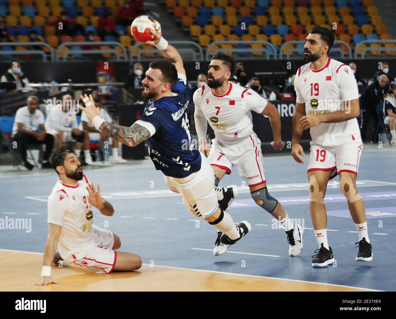 Handball 2021 Ihf Handball World Championship Preliminary Round Group D Argentina V Bahrain Cairo Stadium Hall