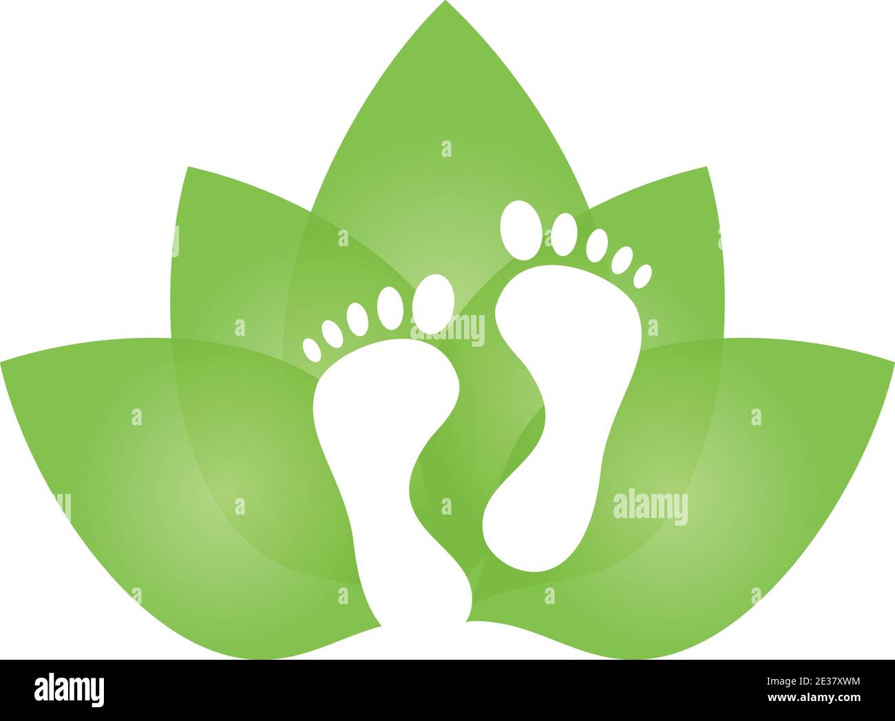 Feet, foot care, foot massage, massage, logo Stock Vector Image & Art