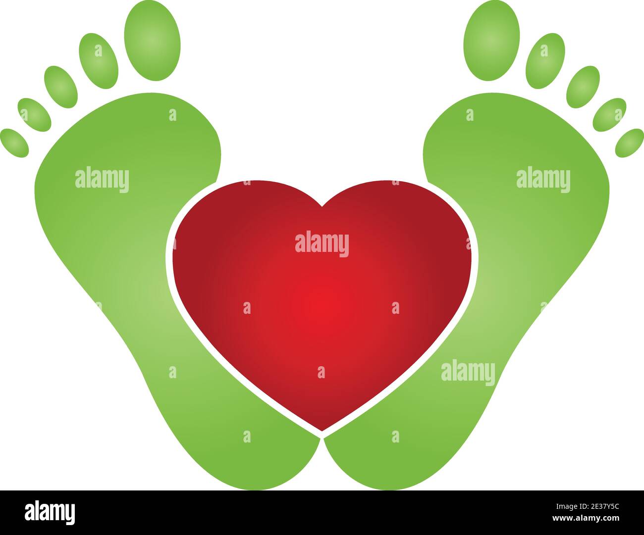 Feet, foot care, foot massage, massage, logo Stock Vector Image & Art