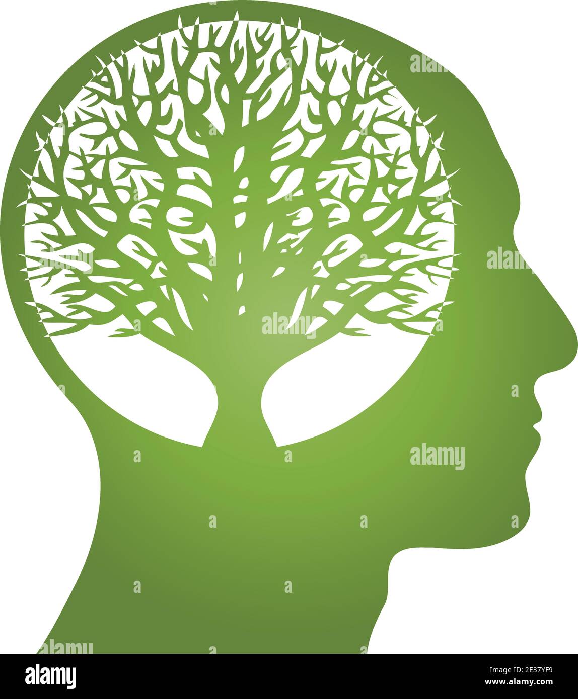 Nature Leaves Brain Logo