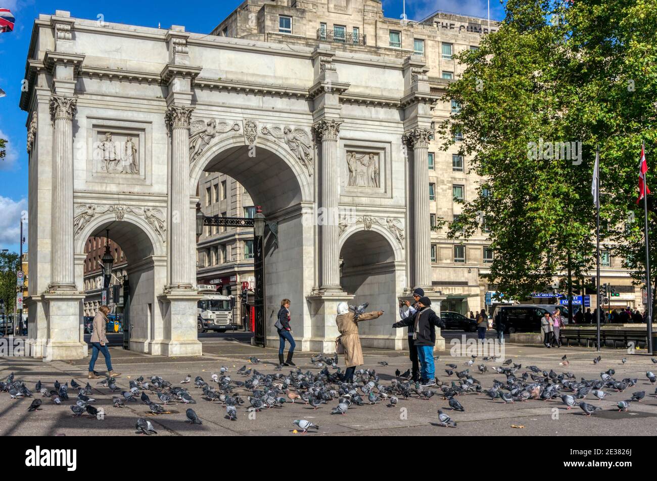 Marble Arch, London. Stock Photo