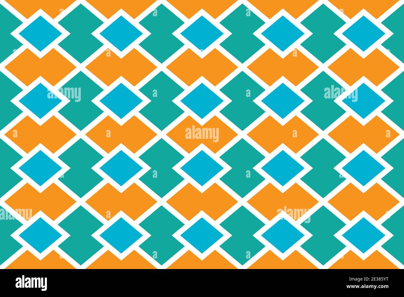 An illustration of yellow and blue seamless diamond pattern for ...