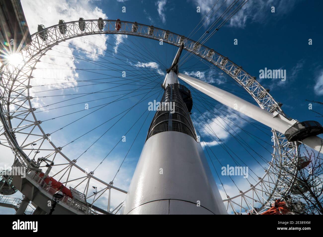 London Eye, The Panoramic Wheel In The English Capital Stock Photo - Alamy