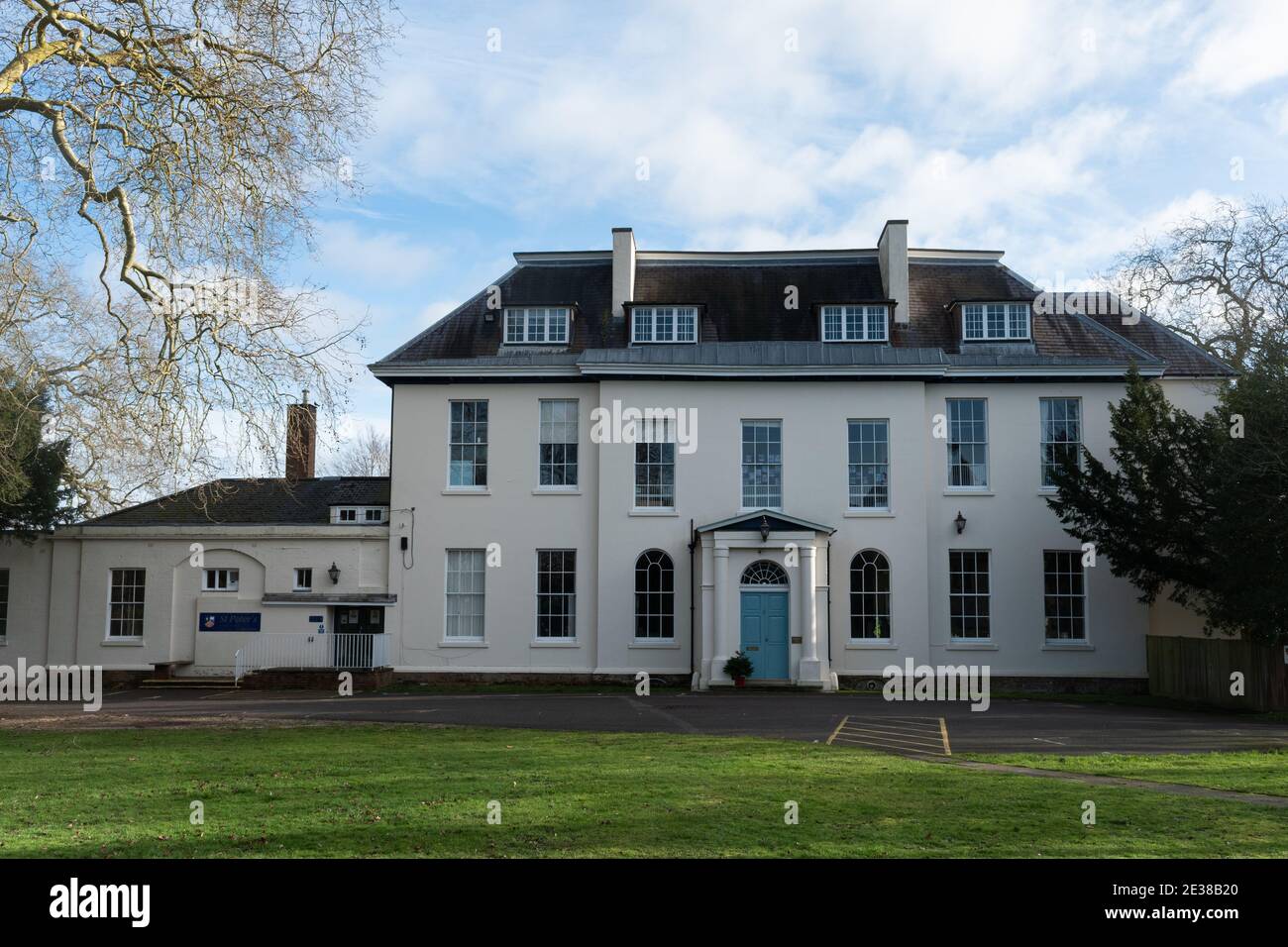 St. Peters Church of England junior school, Farnborough, Hampshire, UK, former farnborough place mansion Stock Photo