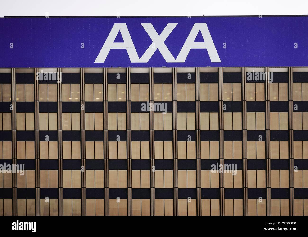AXA equitable holdings towers in downtown Syracuse New York Stock Photo