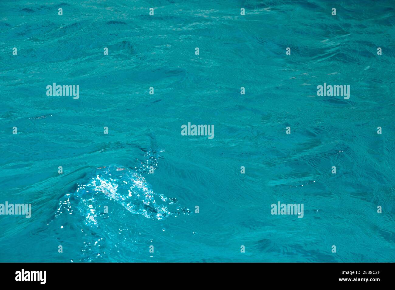 Abstract background of blue surface water with a wave Stock Photo - Alamy
