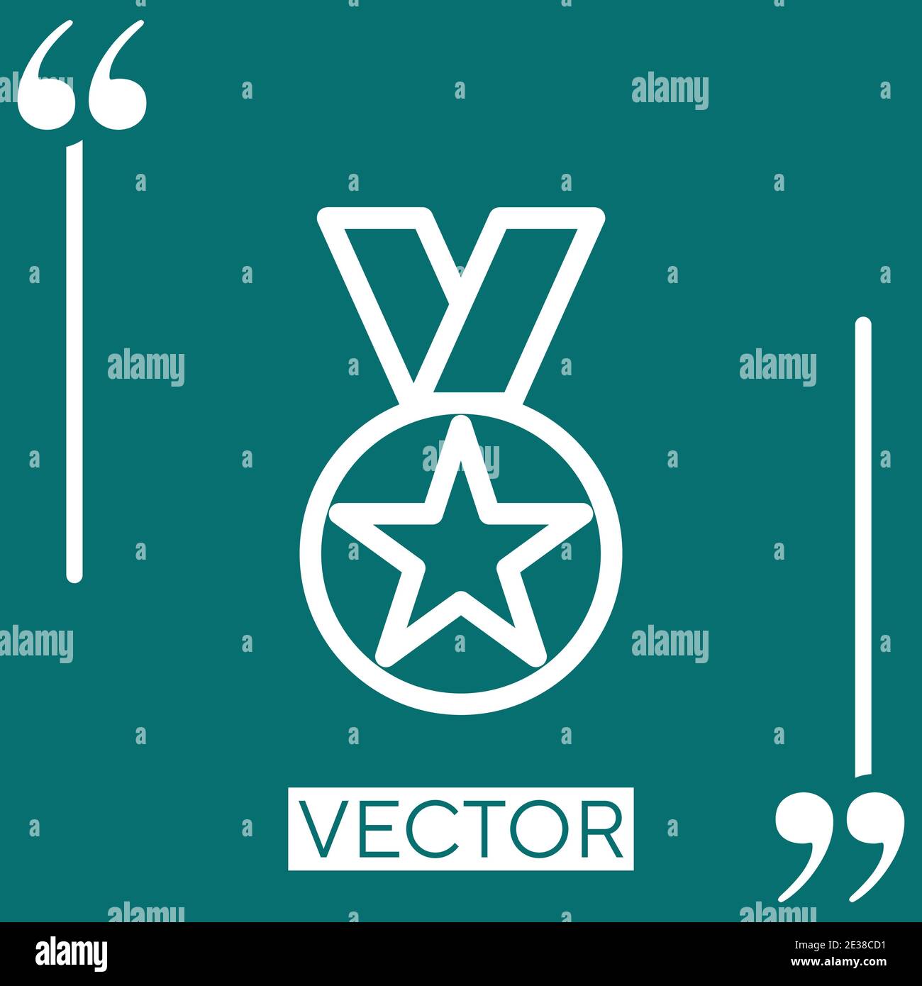 medal vector icon Stock Vector Image & Art - Alamy